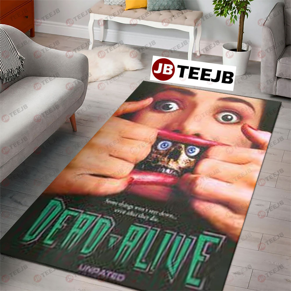 Horror Mouth Dead Alive Halloween TeeJB Rug Rectangle