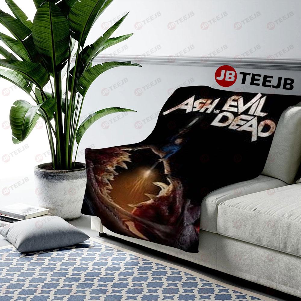 Horror Williams Ash Vs Evil Dead Halloween TeeJB US Cozy Blanket