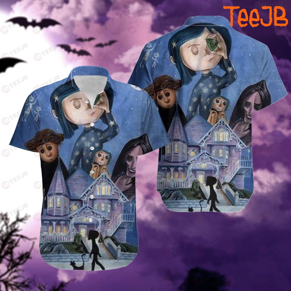 House Night Coraline Jones Halloween TeeJB Hawaii Shirt