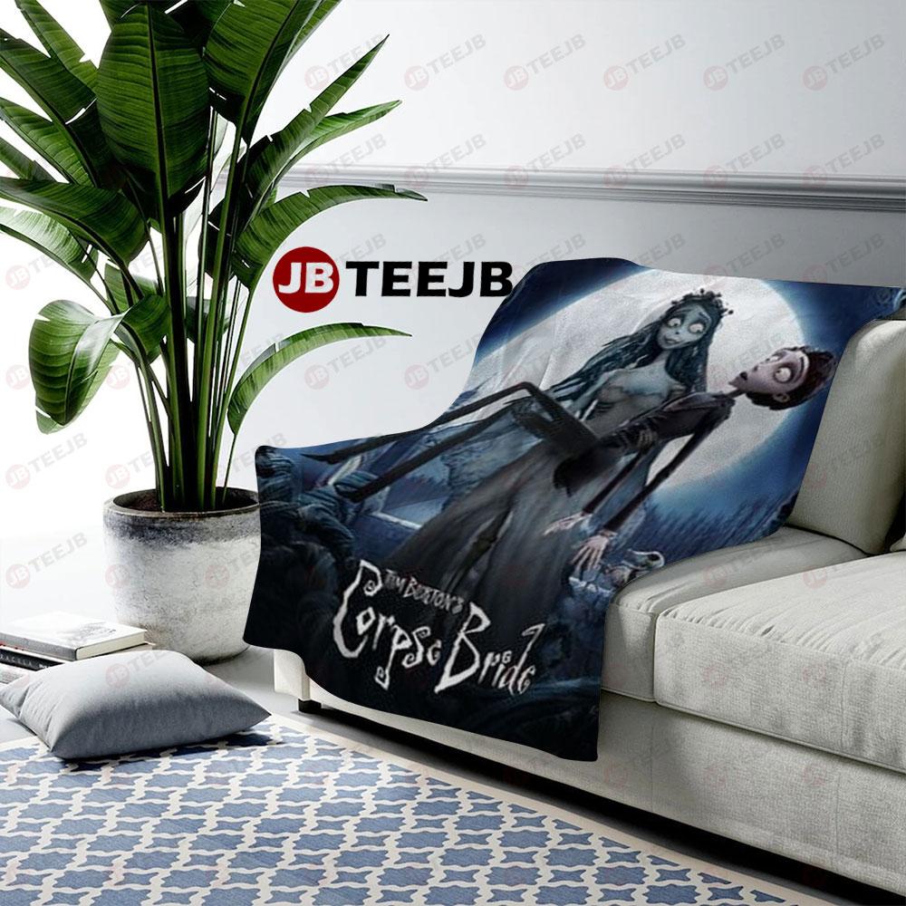 Hug Corpse Bride Halloween TeeJB US Cozy Blanket