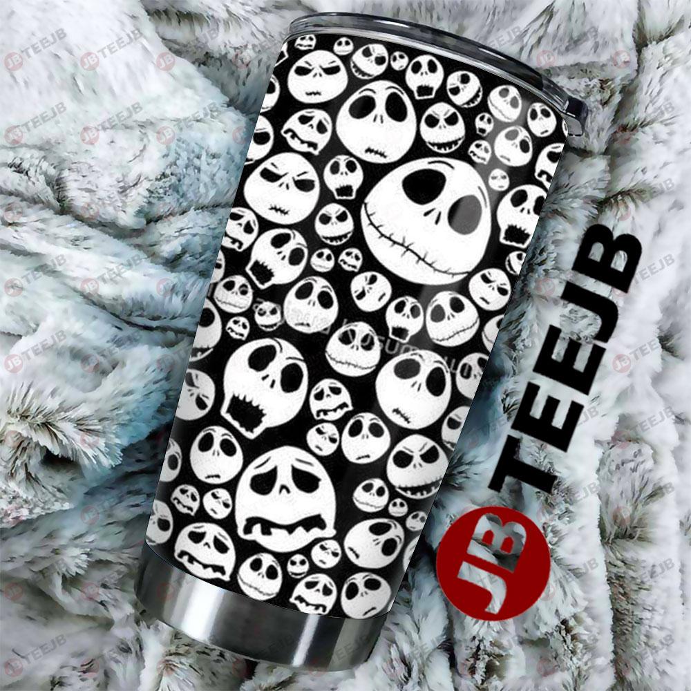 Icon Face Jack The Nightmare Before Christmas Halloween TeeJB Tumbler