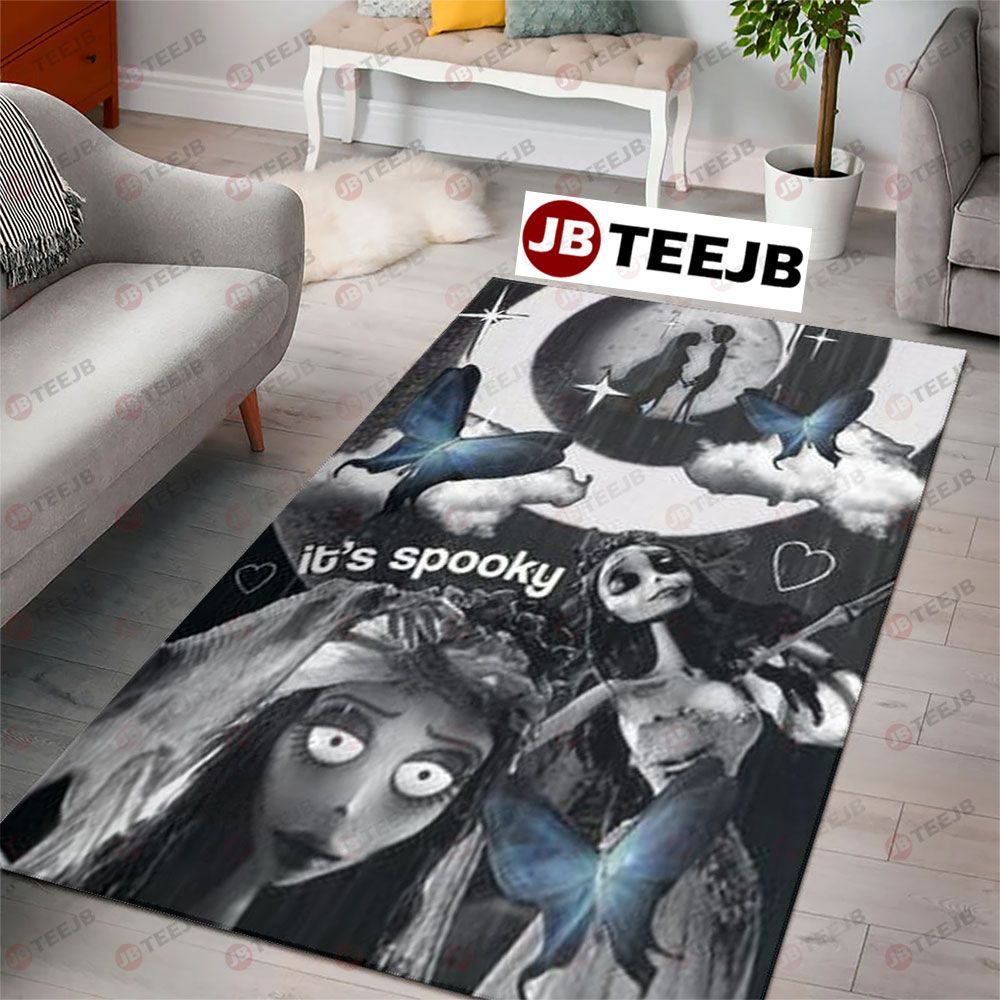 It’s Spooky Orpse Bride Halloween TeeJB Rug Rectangle