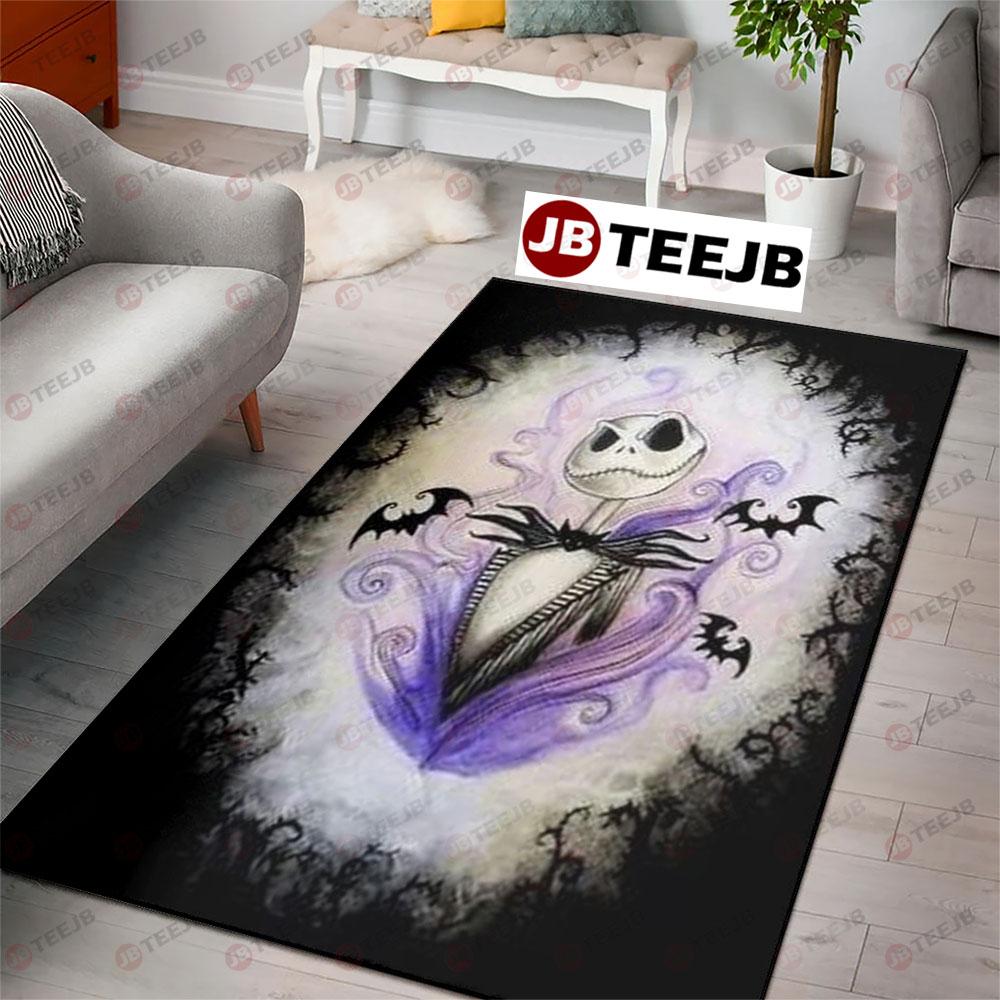 Jack Skellington Shine The Nightmare Before Christmas Halloween TeeJB Rug Rectangle