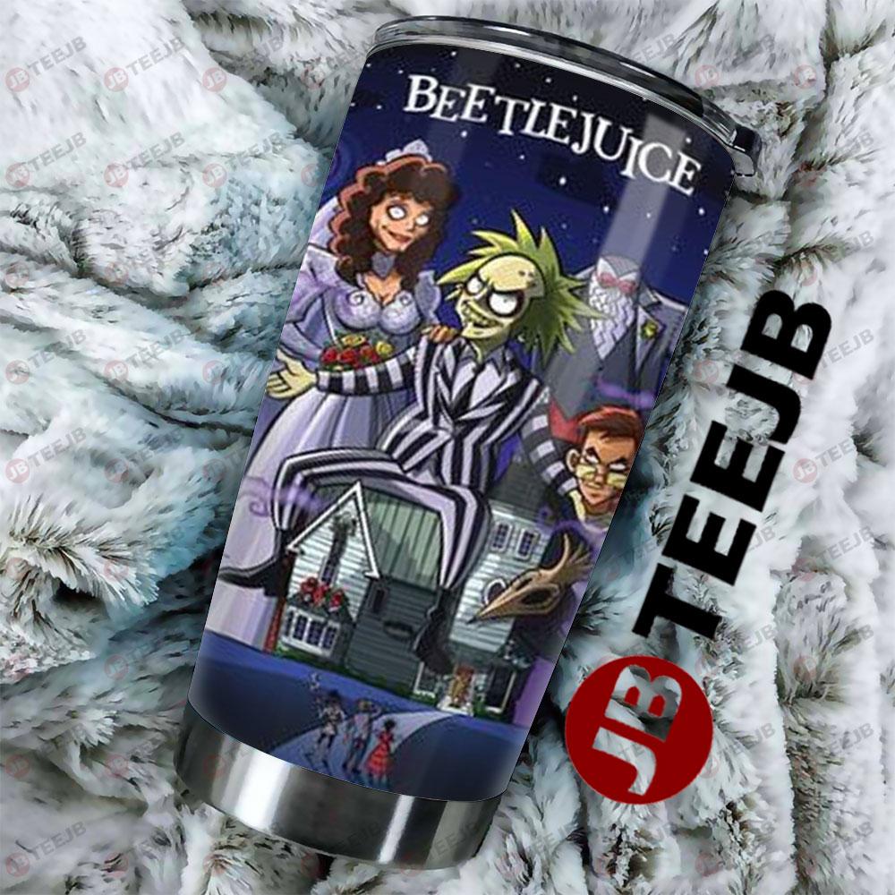 King And Queen Beetlejuice Halloween TeeJB Tumbler