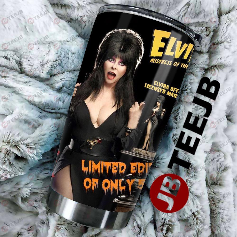 Limited Edition Of Only 50 Elvira Mistress Of The Dark Halloween TeeJB Tumbler