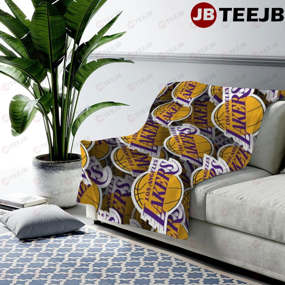 Los Angeles Lakers American Sports Teams TeeJB US Cozy Blanket