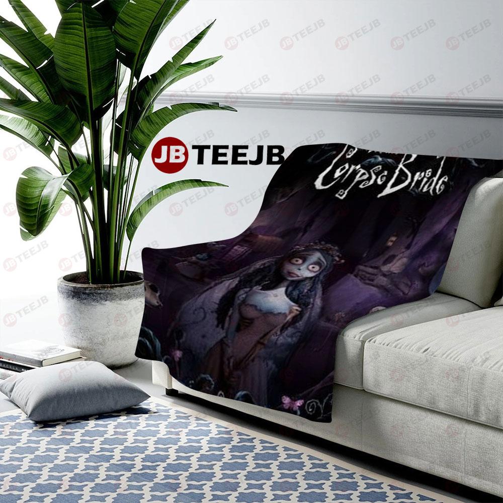 Love You Corpse Bride Halloween TeeJB US Cozy Blanket