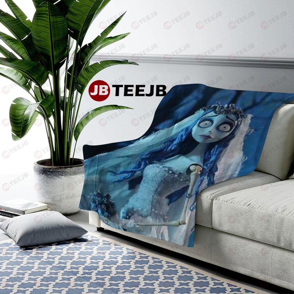 Lovely Emily The Corpse Bride Movie Halloween TeeJB US Cozy Blanket