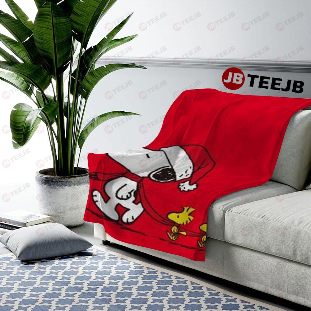 Lovely Snoopy It’s The Great Pumpkin Charlie Brown Movie Halloween TeeJB US Cozy Blanket