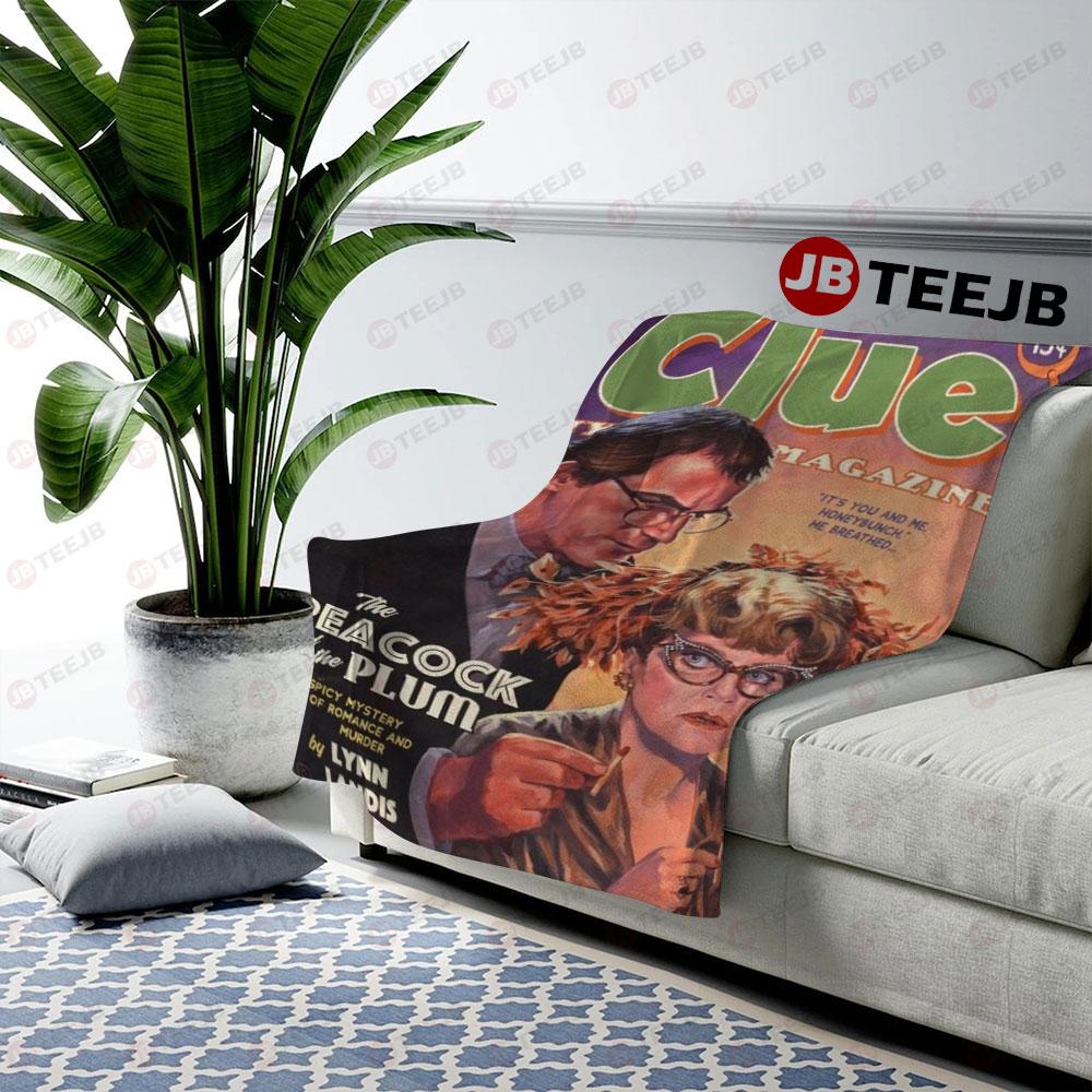 Magazine Clue Halloween TeeJB US Cozy Blanket