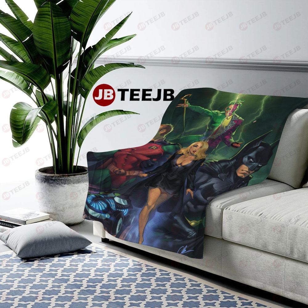 Magic Batman Forever Halloween TeeJB US Cozy Blanket