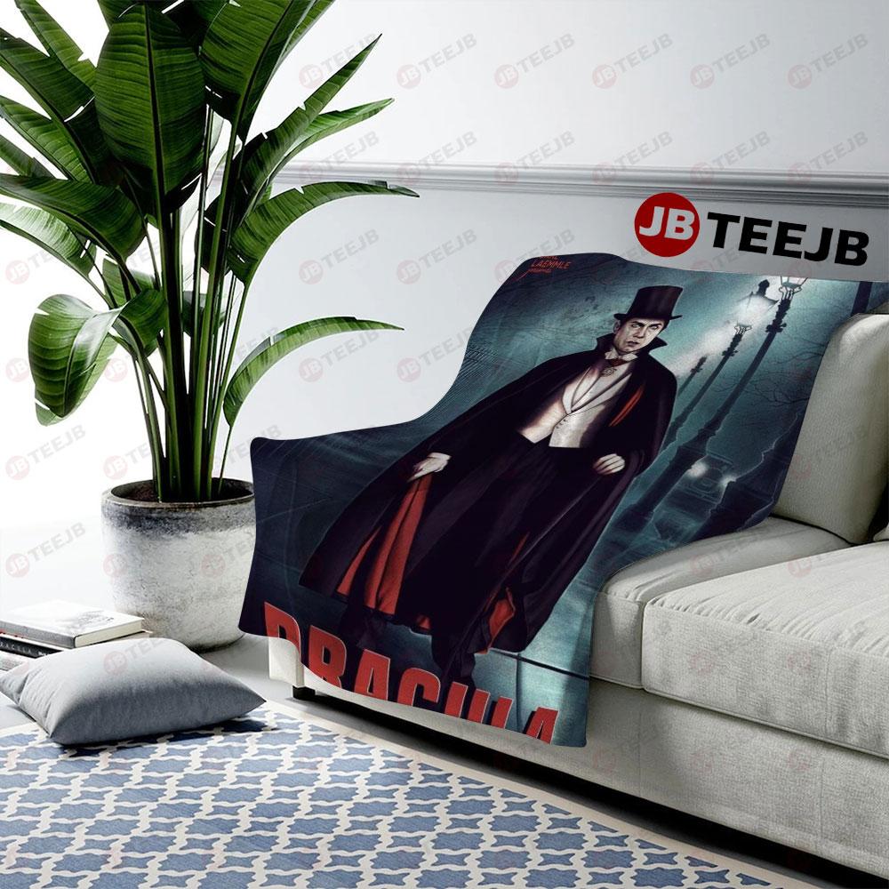 Magic Dracula Halloween TeeJB US Cozy Blanket