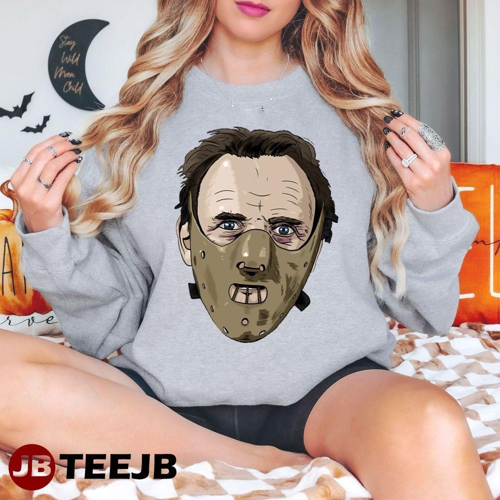 Mask Face Hannibal Lecter Halloween TeeJB Unisex T-Shirt