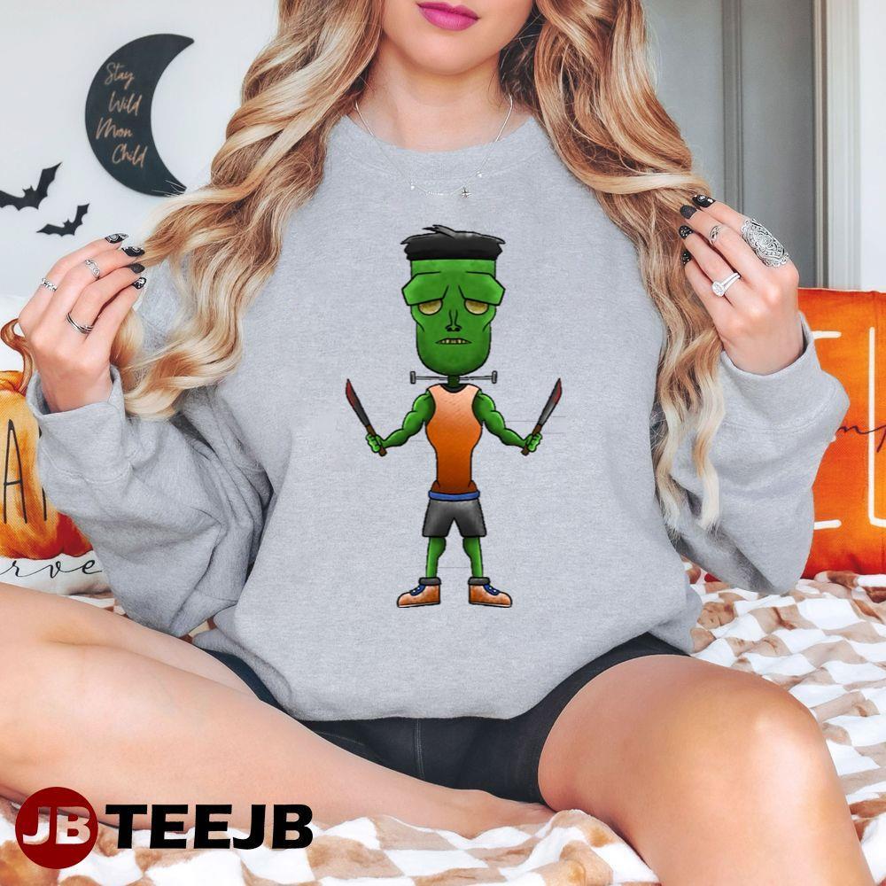 Monster Angry Frankenstein Halloween TeeJB Unisex T-Shirt