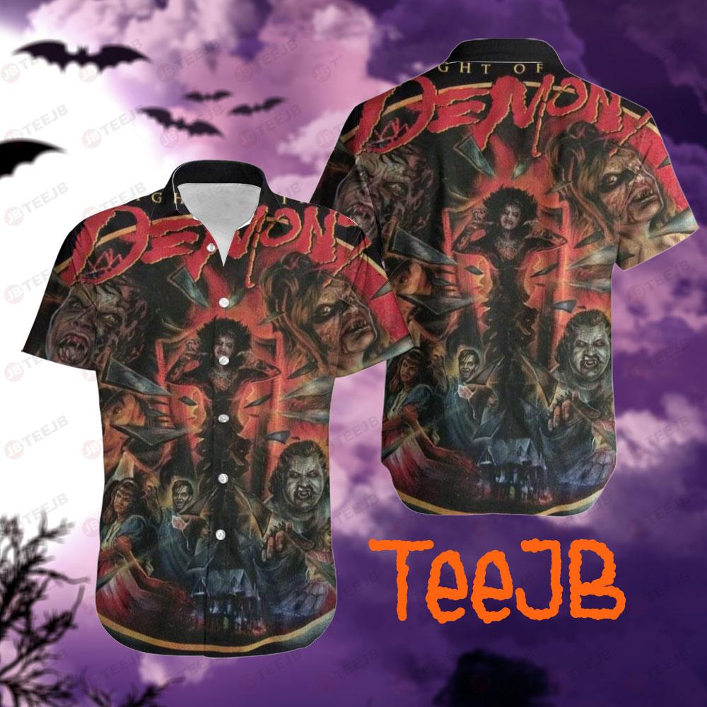 Monster Movie Night Of The Demons Halloween TeeJB Hawaii Shirt