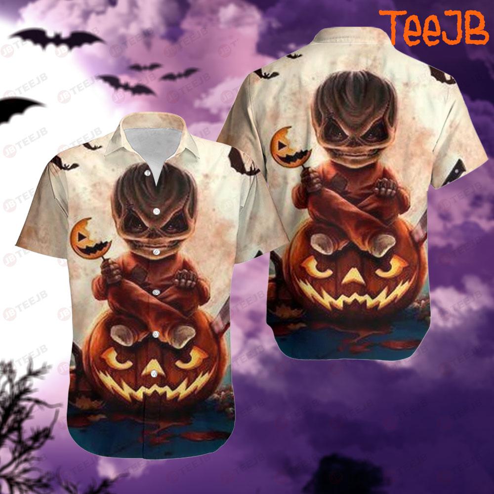 Moon Sam Trick ‘R Treat Halloween TeeJB Hawaii Shirt