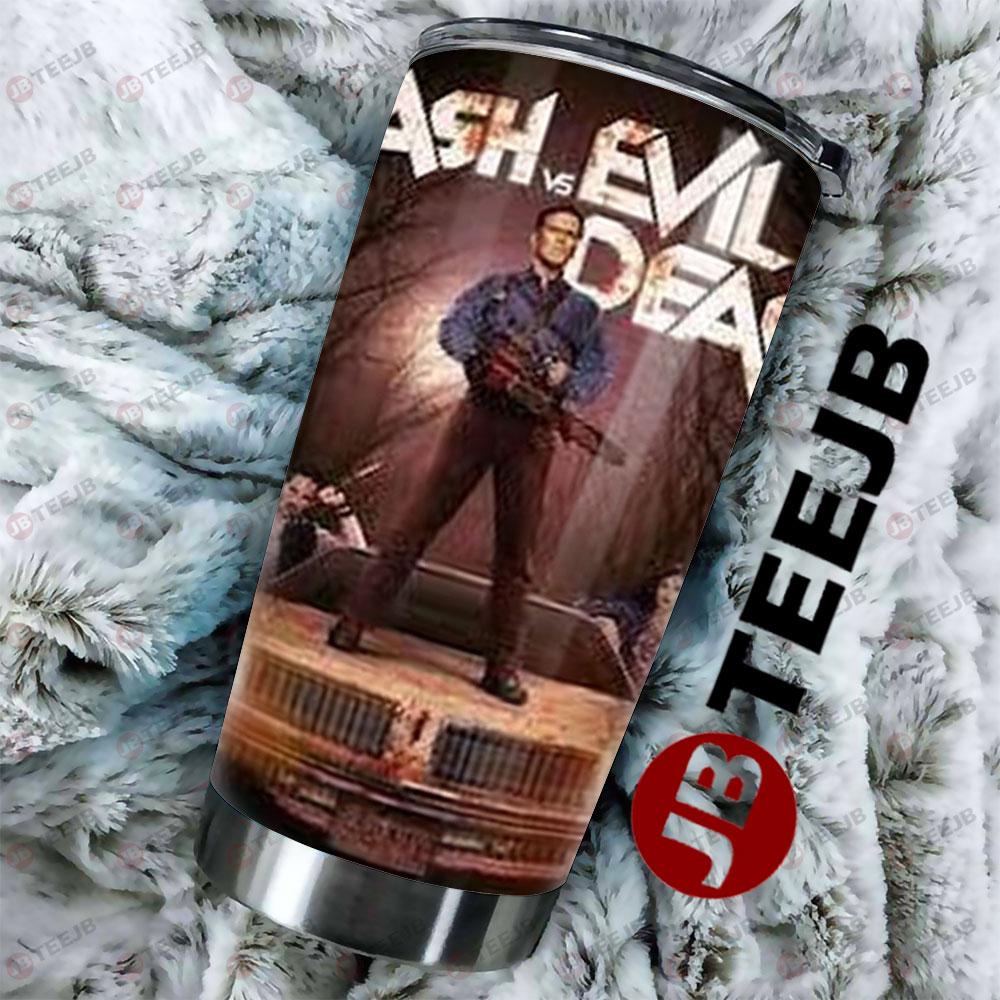 Movie Ash Vs Evil Dead Halloween TeeJB Tumbler