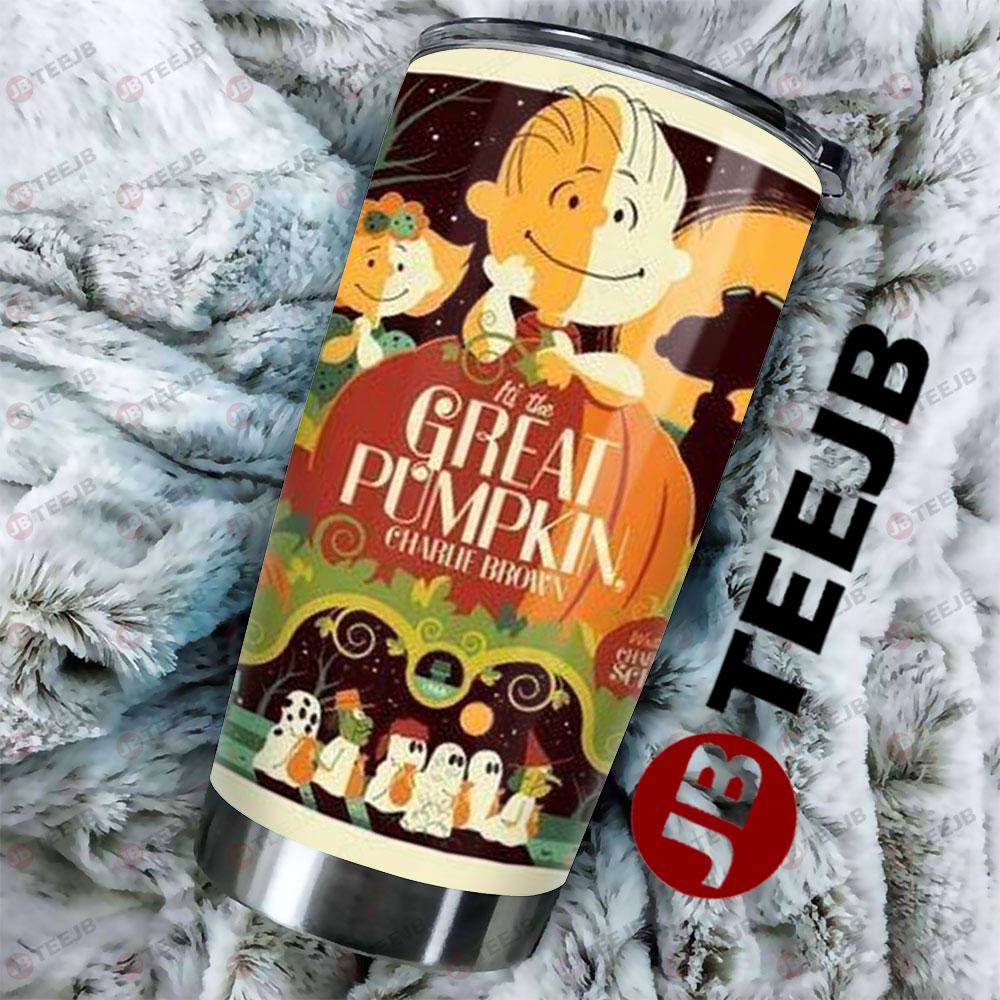 Movie Halloween It’s The Great Pumpkin Charlie Brown TeeJB Tumbler