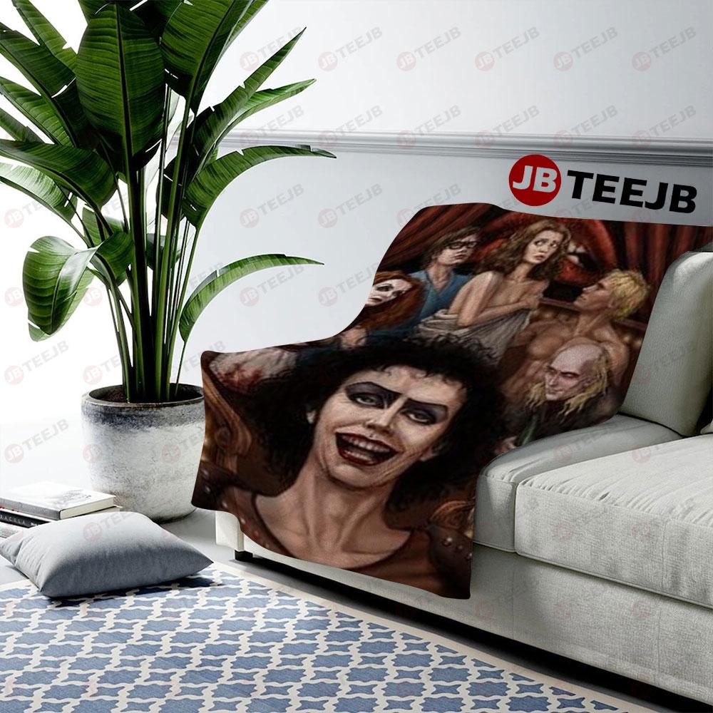 Movie The Rocky Horror Picture Show Halloween TeeJB US Cozy Blanket