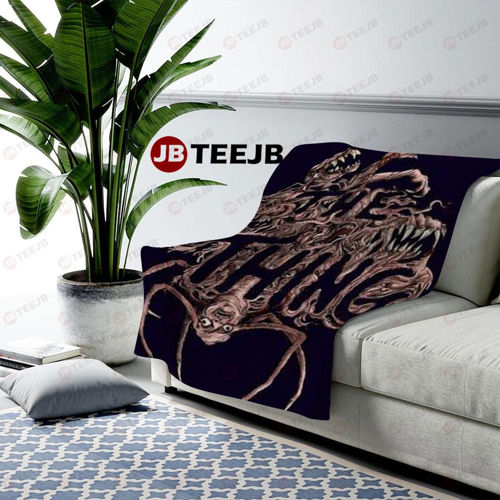 Movie The Thing Horrro Halloween TeeJB US Cozy Blanket