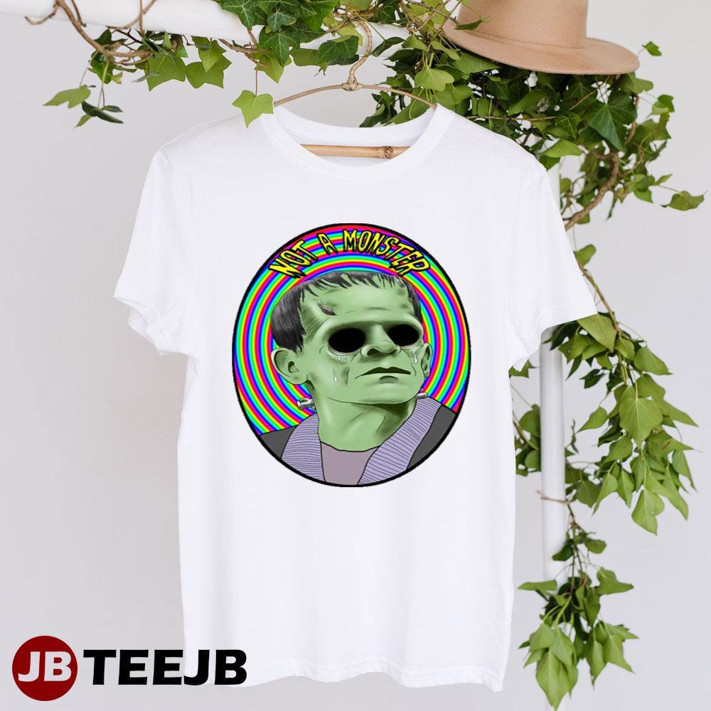 Not A Monster Frankenstein Halloween TeeJB Unisex T-Shirt