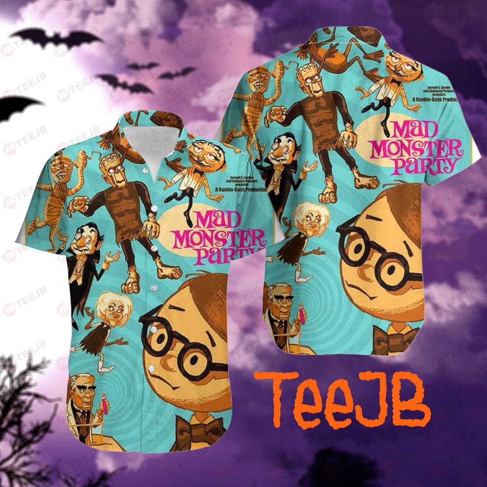 Perfect Movie Mad Monster Party Halloween TeeJB Hawaii Shirt