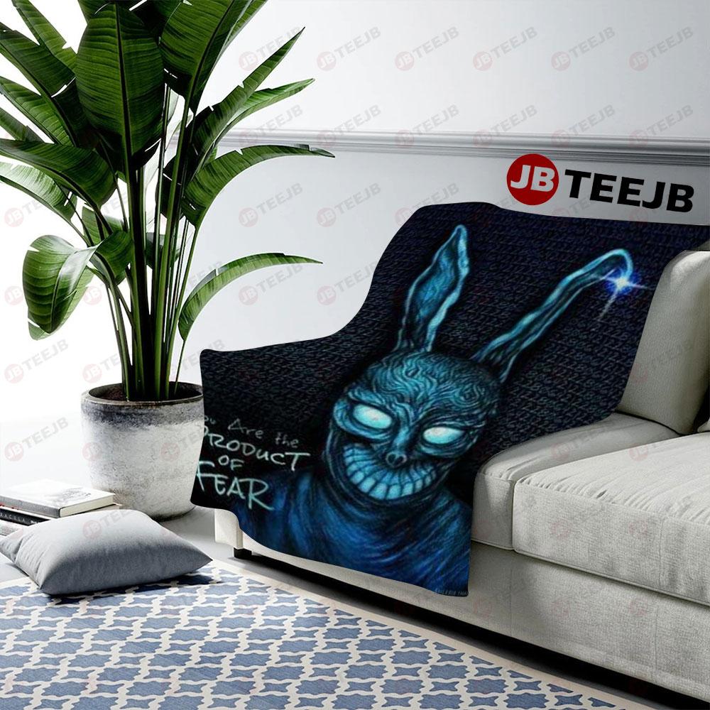 Product Of Fear Rabbit Donnie Darko Halloween TeeJB US Cozy Blanket