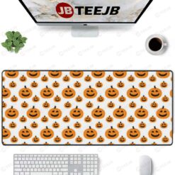 Pumpkins Halloween Pattern 025 TeeJB Mouse Pad