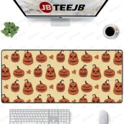 Pumpkins Halloween Pattern 067 TeeJB Mouse Pad