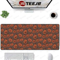 Pumpkins Halloween Pattern 069 TeeJB Mouse Pad