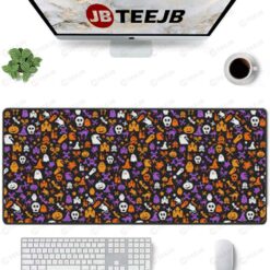 Pumpkins Halloween Pattern 081 TeeJB Mouse Pad