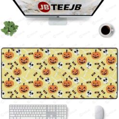 Pumpkins Halloween Pattern 086 TeeJB Mouse Pad