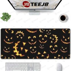 Pumpkins Halloween Pattern 099 TeeJB Mouse Pad