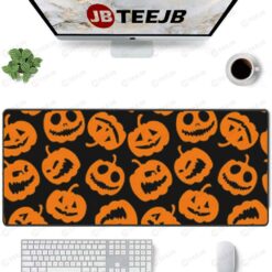 Pumpkins Halloween Pattern 103 TeeJB Mouse Pad