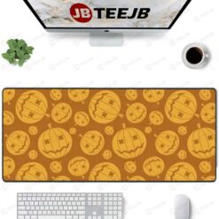 Pumpkins Halloween Pattern 106 TeeJB Mouse Pad