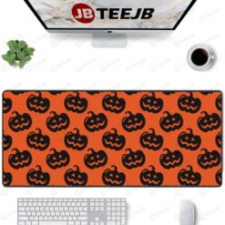 Pumpkins Halloween Pattern 107 TeeJB Mouse Pad