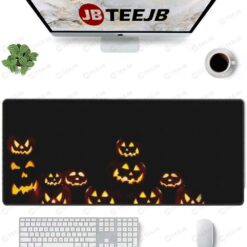 Pumpkins Halloween Pattern 111 TeeJB Mouse Pad