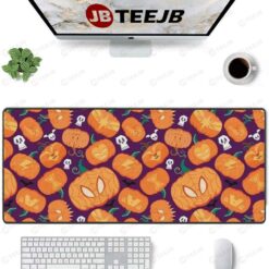 Pumpkins Halloween Pattern 118 TeeJB Mouse Pad