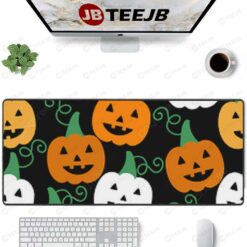 Pumpkins Halloween Pattern 134 TeeJB Mouse Pad