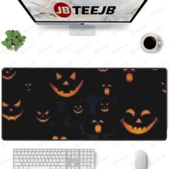 Pumpkins Halloween Pattern 160 TeeJB Mouse Pad