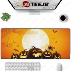 Pumpkins Halloween Pattern 170 TeeJB Mouse Pad