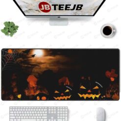 Pumpkins Halloween Pattern 202 TeeJB Mouse Pad