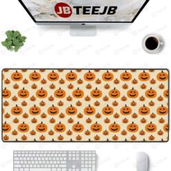 Pumpkins Halloween Pattern 208 TeeJB Mouse Pad