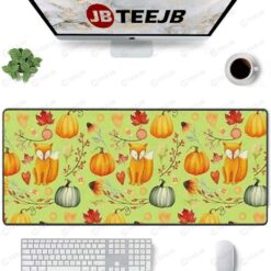 Pumpkins Halloween Pattern 347 TeeJB Mouse Pad