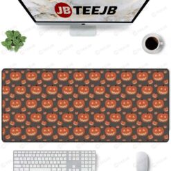 Pumpkins Halloween Pattern 377 TeeJB Mouse Pad