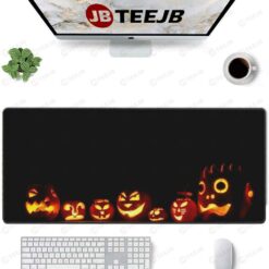 Pumpkins Halloween Pattern 393 TeeJB Mouse Pad