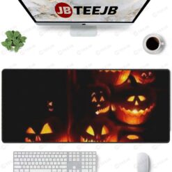 Pumpkins Halloween Pattern 407 TeeJB Mouse Pad