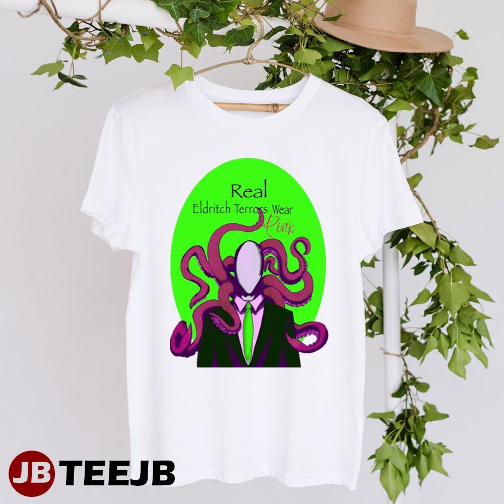 Real Eldritch Terrors Wear Pink Slenderman Halloween TeeJB Unisex Sweatshirt