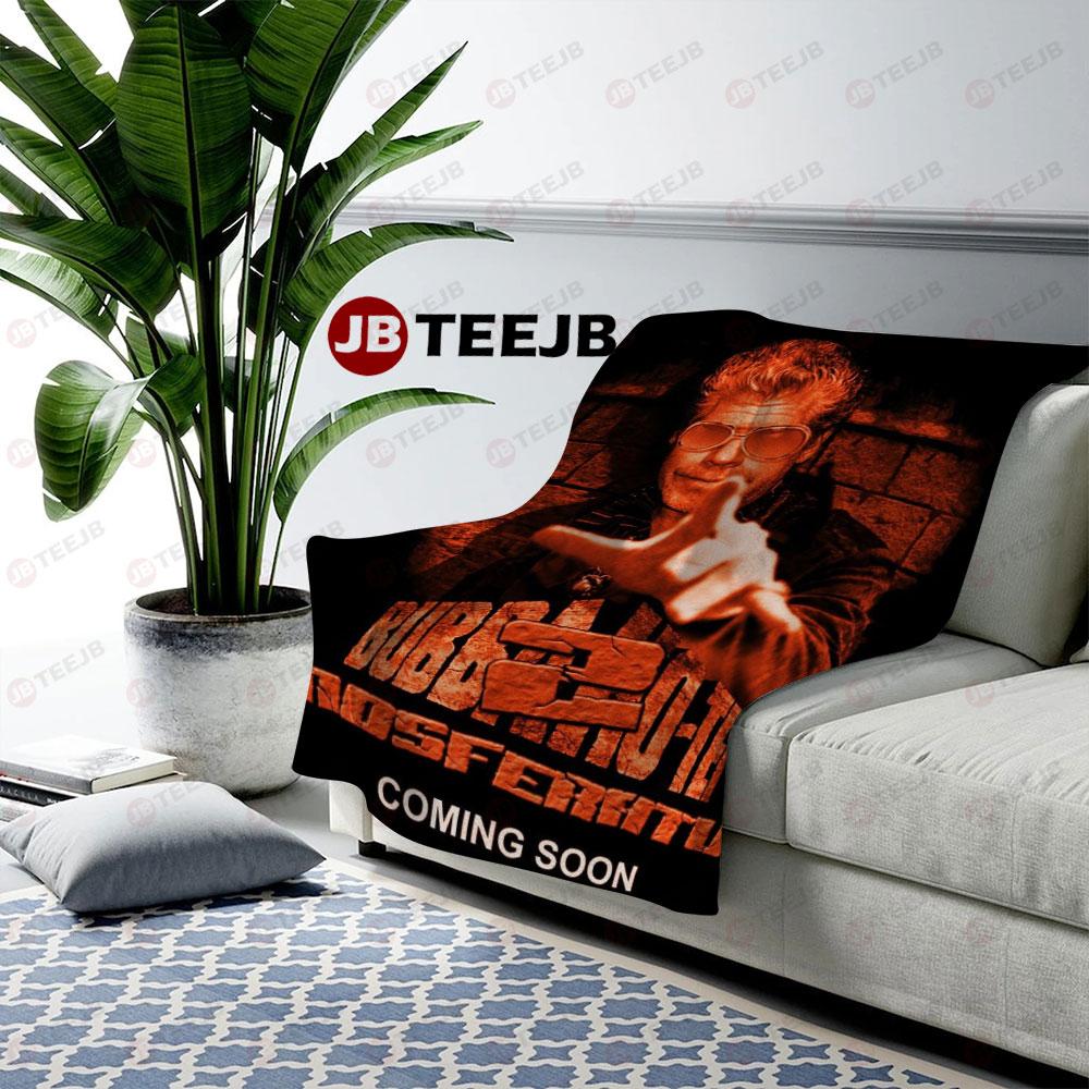 Red Coming Soon Bubba Hotep Halloween TeeJB US Cozy Blanket