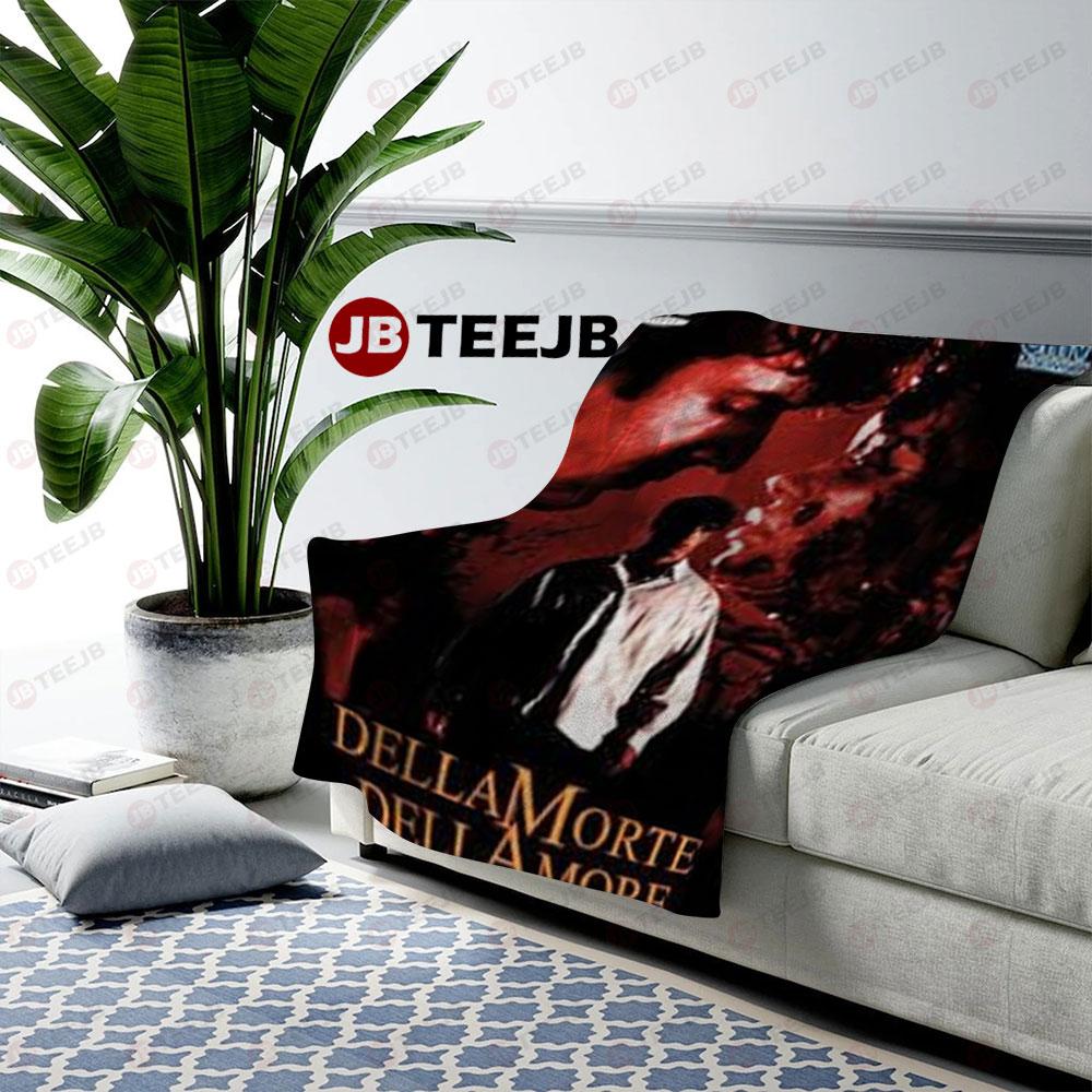 Red Horror Dellamorte Dellamore Halloween TeeJB US Cozy Blanket